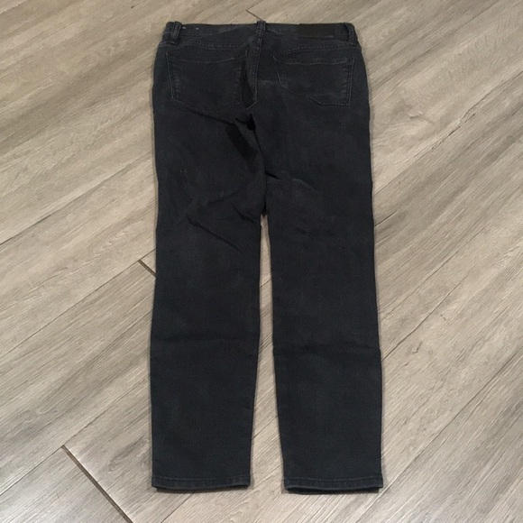 Madewell 10” High-Rise Skinny Exposed Button Fly Black Jeans size 26P - Picture 6 of 14